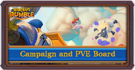 Warcraft Rumble - Campaign and PVE Board