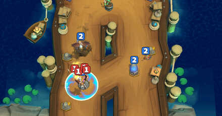 Warcraft Rumble - Use Chain Lightning on Chickens