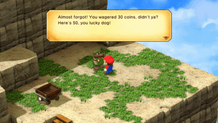 Super Mario RPG Remake - Win Coins if You Beat your Record