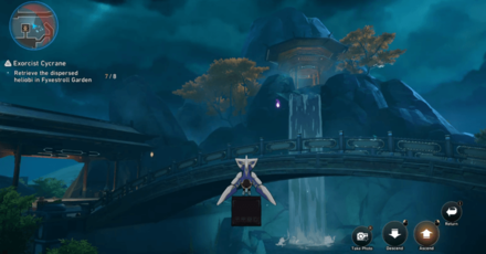 Honkai Star Rail - Verdant Terrace Roost Exorcist Cycrane Location 5