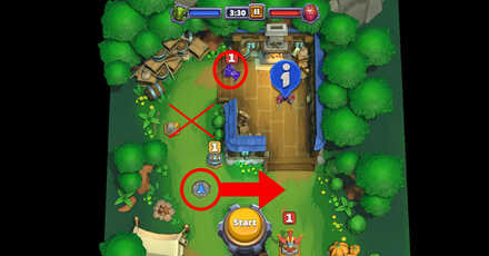 Warcraft Rumble - Switch Units to the Right Lane to Morgan