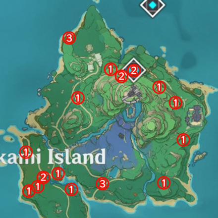 Genshin Impact - Lavender Melon Locations