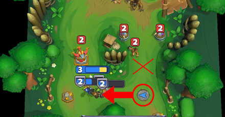 Warcraft Rumble - Avoid Enemies on the Right Lane