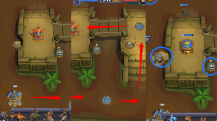 Warcraft Rumble - Capturing the lone tower