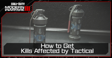 Modern Warfare 3 - How to Get Kills Affected by Tactical