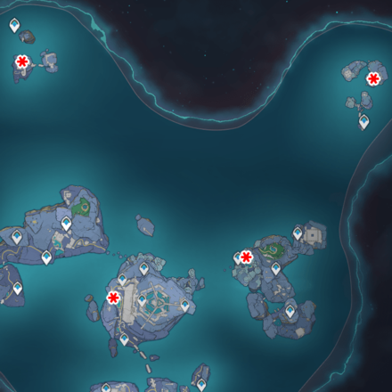 Genshin Impact Deep Sea Unagi Map