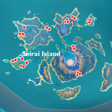 Genshin Impact Electro Crystalfly - Seirai Island