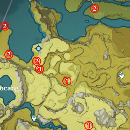 Genshin Impact - Geo Crystalfly Locations