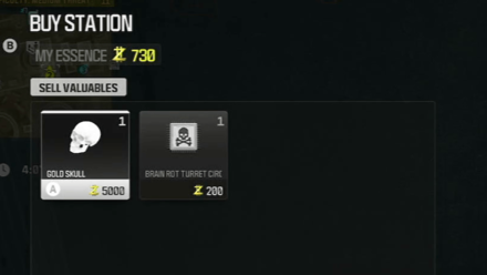 Modern Warfare 3 - Sell Gold Skull at Buy Station