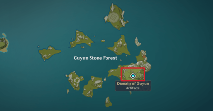 Genshin Impact - Legless Wild Non-Fish Creature Locations - Liyue Map Location 2