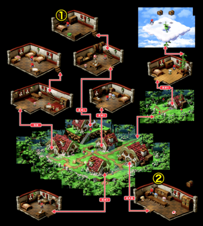 Super Mario RPG Remake - Rose Town Hidden Chests