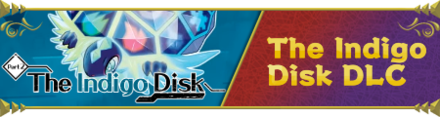 Pokemon SV The Indigo Disk DLC - Top Partial Banner