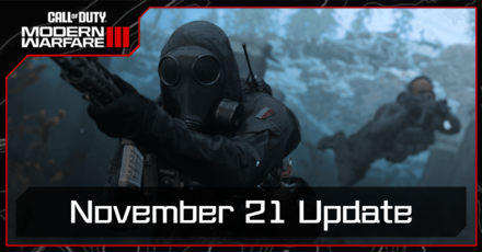 Modern Warfare 3 - November 21 Update