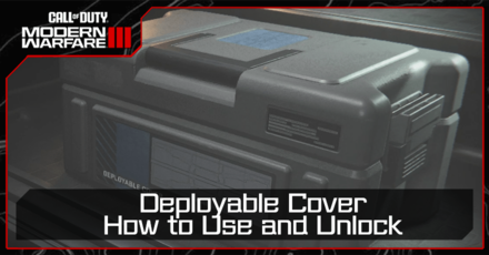 Modern Warfare 3 - Deployable Cover