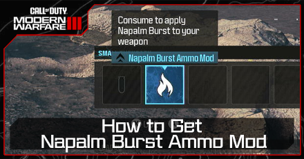 Modern Warfare 3 - How to Get Napalm Burst Ammo Mod