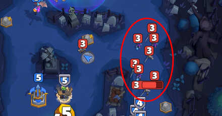 Warcraft Rumble - Defeat Large Groups of Skeletons with Flying AoE Minis