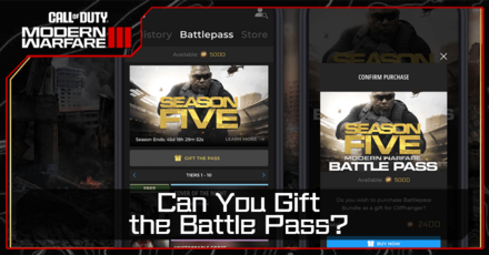 Modern Warfare 3 - Can You Gift the Battle Pass