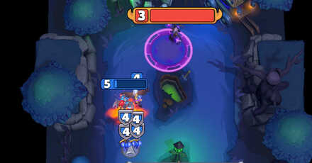 Warcraft Rumble - Overwhelm Morbent When His Shield is Down