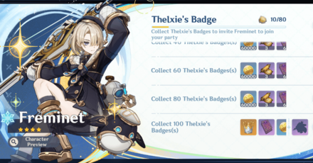 Genshin - Get 80 Thelxie