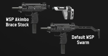 Modern Warfare 3 - WSP Akimbo Brace Stock Comparison