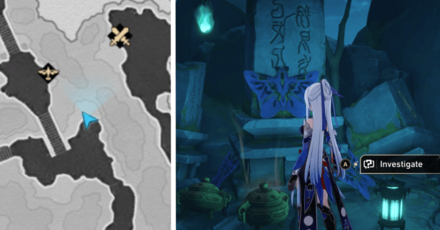 Honkai Star Rail - Stele With Butterfly