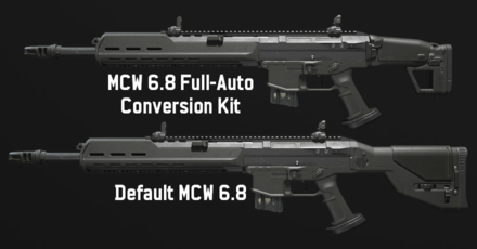 Modern Warfare 3 - MCW 6.8 Full-Auto Conversion Kit Comparison