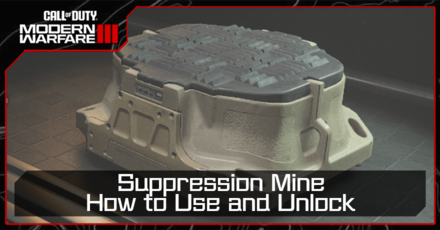 Modern Warfare 3 - Suppression Mine