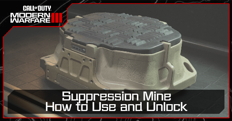 Cod Mine Suppression Mine - How to Use and Unlock | Call of Duty Modern Warfare ...