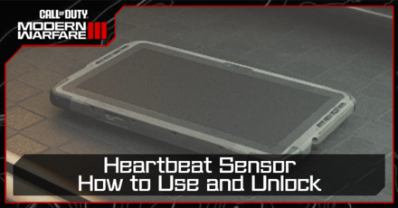 Modern Warfare 3 - Heartbeat Sensor