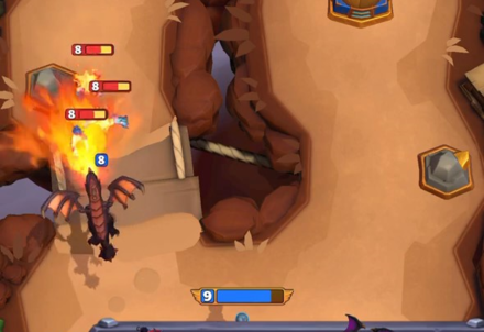 Warcraft Rumble - Drake versus Harpies