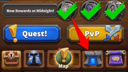 Warcraft Rumble Menus and Tabs