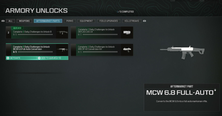Modern Warfare 3 - MCW 6.8 Full-Auto Armory Unlock Challenge