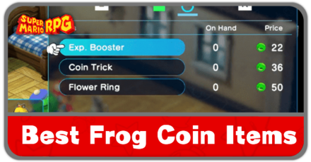 Super Mario RPG - Best Frog Coin Items