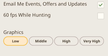 Monster Hunter Now - Graphic Settings