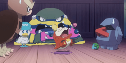 Pokemon Horizons - Slip and Crash A Mysterious Pokemon