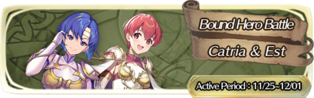 Bound Hero Battle: Catria & Est Banner