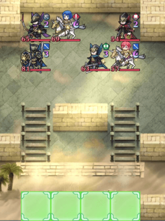 Fire Emblem Heroes - Catria and Est Bound Infernal Map