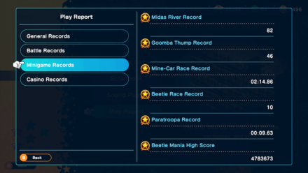 Super Mario RPG Remake - Minigame Records Gold Medals