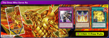 Master Duel - The Ones Who Serve Ra Secret Pack Promo