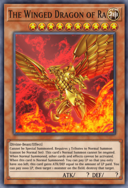 Master Duel - The Winged Dragon of Ra - Alternate Card Art
