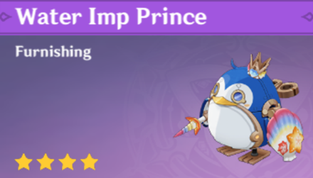 Genshin Impact - How to Get Water Imp Prince Furnishing