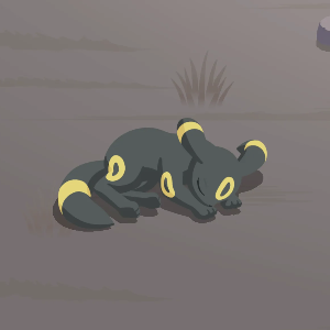 Sleeping umbreon best sale