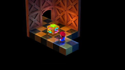 Super Mario RPG - Save Point before entering the Booster Tower Trap Room