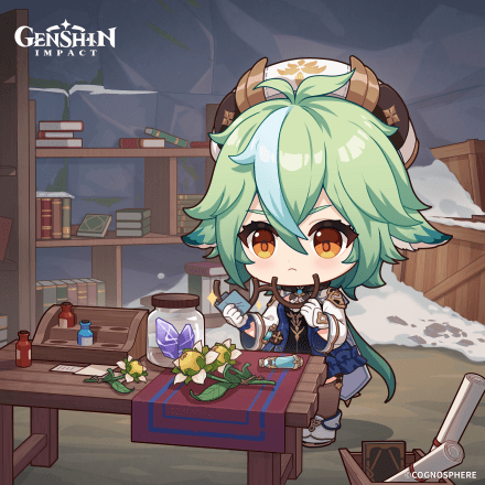 Genshin Impact - Sucrose Birthday Art 2023