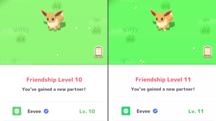 Pokemon Sleep - Eevee Friendship Level