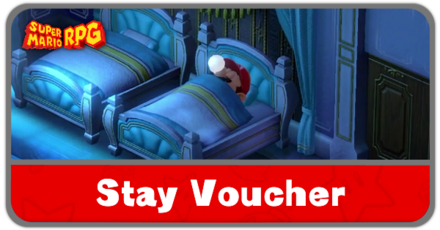 Super Mario RPG - How to Use Stay Vouchers