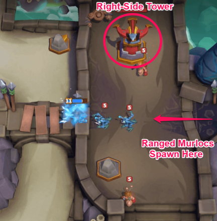 Warcraft Rumble - Secure Right Tower Map 1