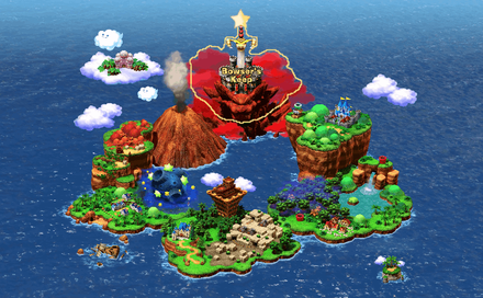 Super Mario RPG - 7th Star Piece Map