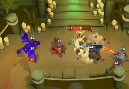 Warcraft Rumble - Surround Tabetha from Both Lanes