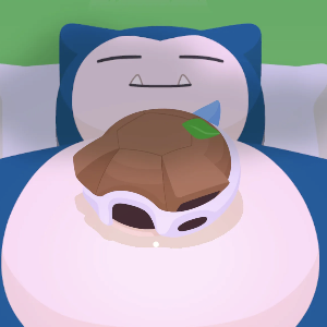 Pokemon Sleep - Atop-Belly Sleep
